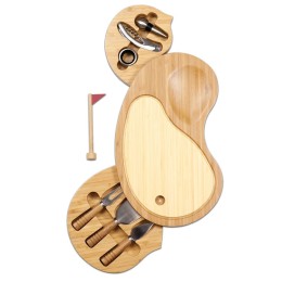 Sand Trap Golf Cheese Cutting Board & Tools Set