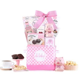Oh Baby Gift Basket - Pink