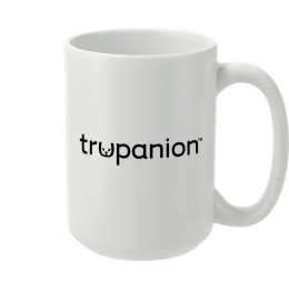 White Ceramic Coffee Mug - 15 oz.