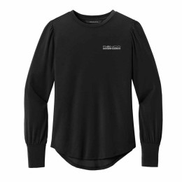 Mercer+Mettle® Stretch Jersey Long Sleeve Blouson Top - Women's