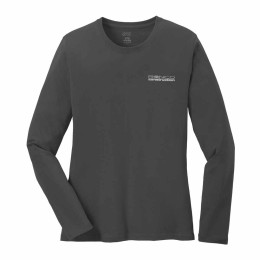 Port & Co™ Long Sleeve Core Cotton Tee - Women's