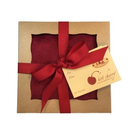 Hot Cherry® 10'' Square Pillow (Ultra Suede)