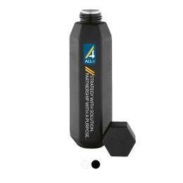 Hexagul Recycled SS Double Wall Bottle - 17 oz. (w/2nd Life Packaging) (Printed)