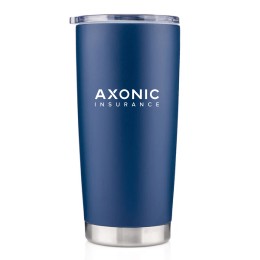 Stainless Vacuum Tumbler with Slide Closure - 20 oz. - Navy Blue
