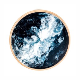 Round Bamboo Serving Tray 