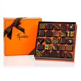 Jacques Torres Dark Chocolate Bonbons Gift Box - 25 pc.