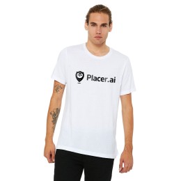 Bella + Canvas WHITE Jersey Unisex T-Shirt 