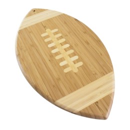 Football Shaped Bamboo Cutting/Serving Board