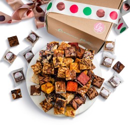 Brownie Points - Holiday Baby Brownies Gift Set - 100 pc