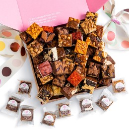 Brownie Points - Holiday Baby Brownies Gift Set - 50 pc