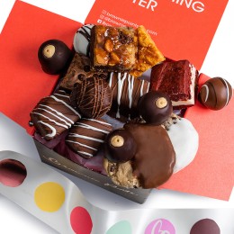 Brownie Points - Holiday Sweet Lil' Sampler Brownies & Cookies Gift Set - 13 pc