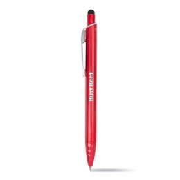 Brite Recycled Aluminum Gel Stylus Pen - Red