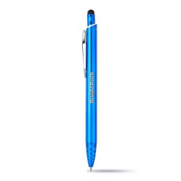 Brite Recycled Aluminum Gel Stylus Pen - Blue