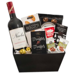 Cabernet & Chocolate Gift Basket