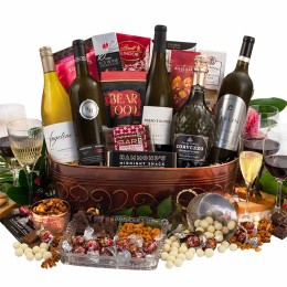 Giant Statement Wine Gift Basket