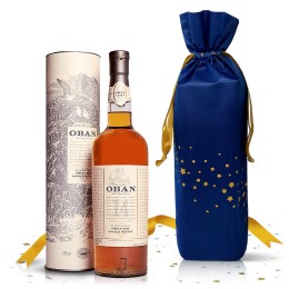 Oban 14-Year-Old Single Malt Scotch Whisky 750ml with Elegant Gift Packaging