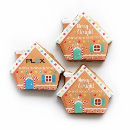 Custom Holiday House Cookies