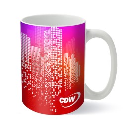 White Ceramic Coffee Mug - 15 oz. - (CDW Events)