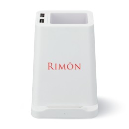 Wireless Charging Pen Holder w/ Dual Out