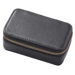 Leather Travel Zip Top Box
