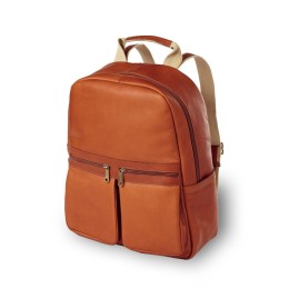 Leather City Laptop Backpack