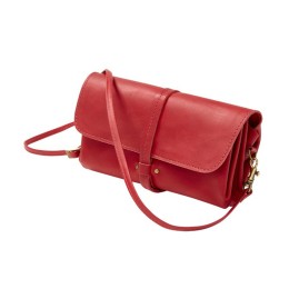Leather Sonoma Accordion Crossbody Clutch Bag