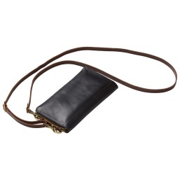 Leather Sonoma Smartphone Crossbody Wallet