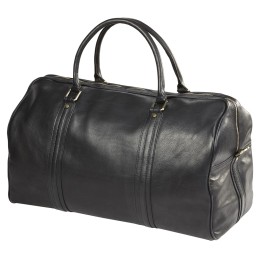 Leather XL Round Roadster Duffel Bag