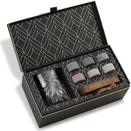 The Connoisseur's ROCKS Whiskey Chilling Stones Gift Set - Soleil Glass Edition (UK/EU/APAC)