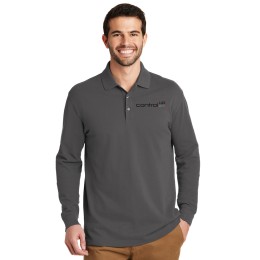 Port Authority® EZCotton® Long Sleeve Polo - Company Store