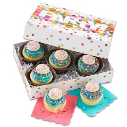 Cheryl's Cookies - Celebration Sprinkles Buttercream-Frosted Cupcakes - 6 pc.