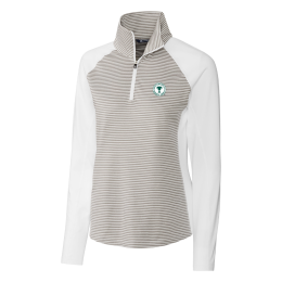 Cutter & Buck Forge Tonal Stripe Stretch Half Zip Pullover - Women's