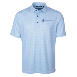 Cutter & Buck Pike Double Dot Print Stretch Polo - Men's