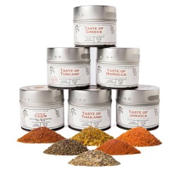 Gustus Vitae Cuisines of the World Gourmet Seasonings - Set of 6