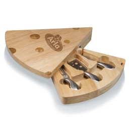 Custom Swiss Cheese Cutting Board & Tools Set