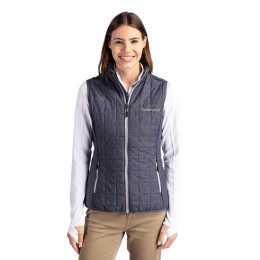 Cutter & Buck Rainier PrimaLoft® Eco Insulated Full Zip Puffer Vest - Women's