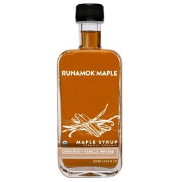 Cinnamon + Vanilla Infused Maple Syrup