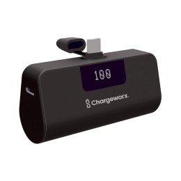 Fast-Charging Power Bank w/Built-In USB-C Connector