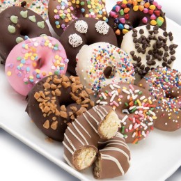 Ultimate Belgian Chocolate-Covered Mini-Donuts - 12 pc.