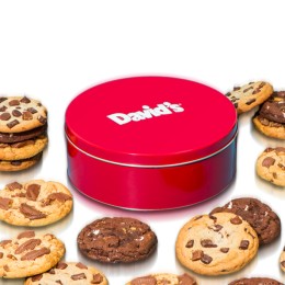 David's Cookies Fresh Baked Decadent Jumbo Cookies Tin - 2lb