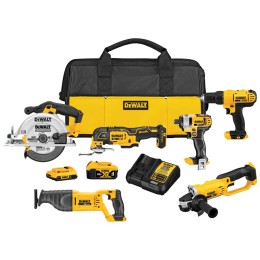 DEWALT® 20V MAX Cordless 6-Tool Combo Kit