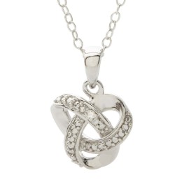 Diamond Love Knot Necklace