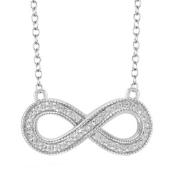 Diamond Infinity Necklace