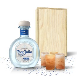 Don Julio® Blanco Tequila and Sea Salt Shot Glasses Gift Set