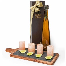 Don Julio 1942® Añejo Tequila and Sea Salt Shot Glasses Gift Set