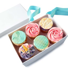 Enchanted Cupcake Half Dozen Gift (UK Only)