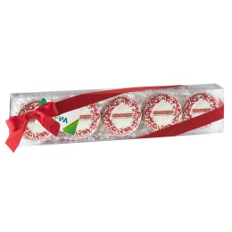 Your Brand Color Sprinkled Oreos® with Printed Logo and Custom Hang Tag - 5 pc