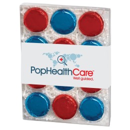 Your Brand Color Foil Wrapped Oreos® with Custom Box Sleeve - 12 pc