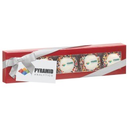 Rainbow Sprinkled Oreos® with Printed Logo and Custom Hang Tag - 5 pc