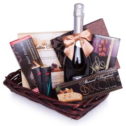 Sparkling Wine & Gourmet Treats Gift Set